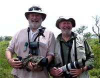 Peter and Walter at the end of the Kruger safari trip